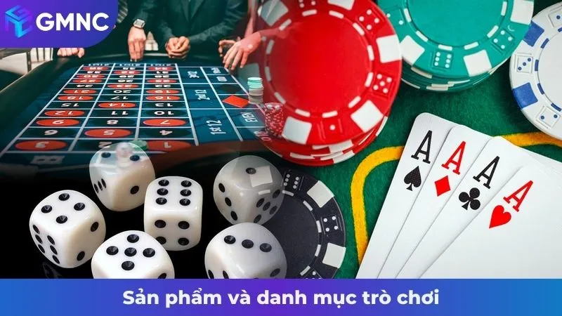 Sản phẩm và danh mục trò chơi